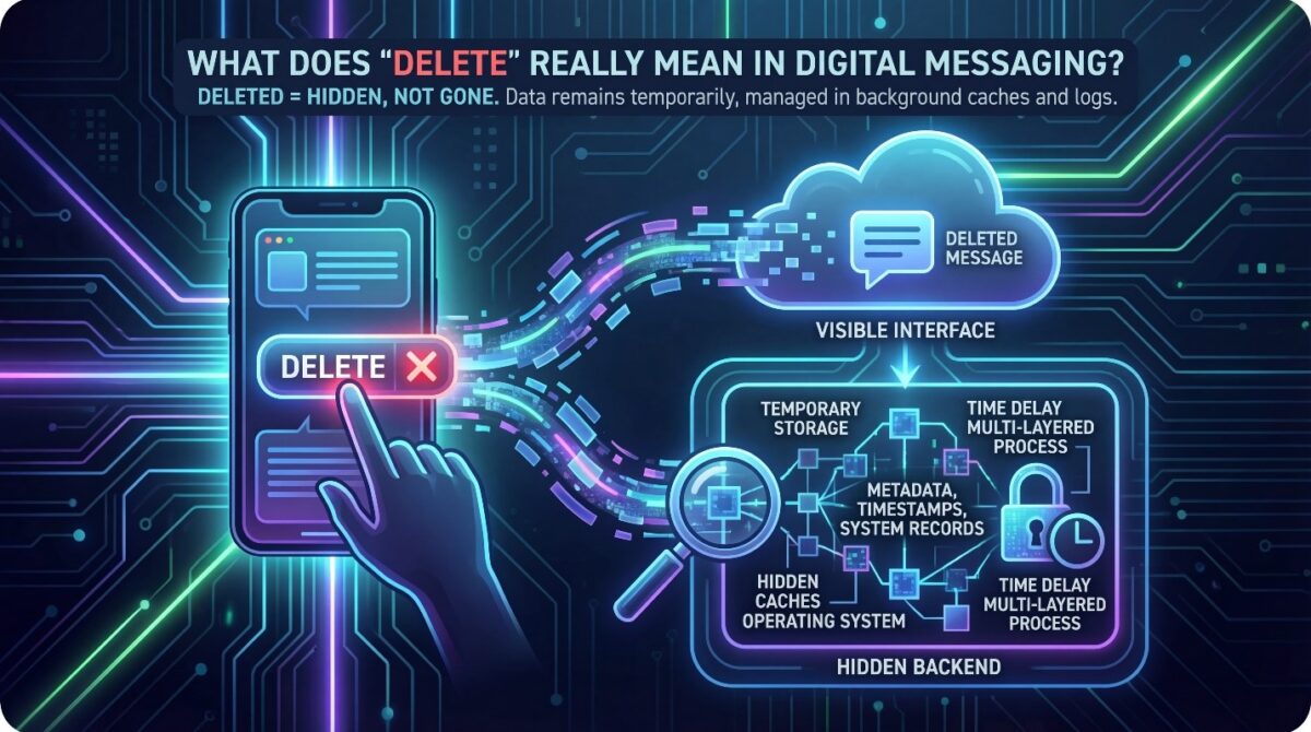 what does deleted messages means in digitl word